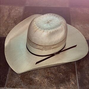 Twister Cream and Brown Cowboy Hat